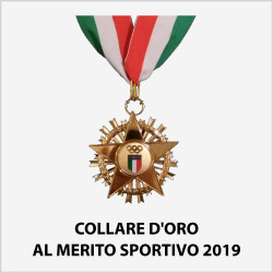 Collare d'oro al merito sportivo - 2019